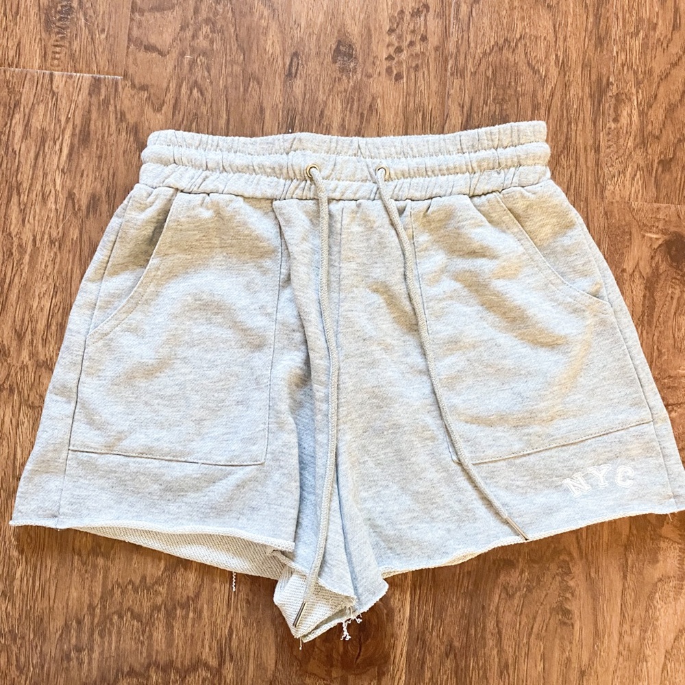 NYC grey comfy shorts - princess Polly